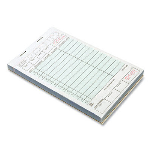 AmerCareRoyal Guest Check Book, Two-Part Carbonless, 4.2 x 7.75, 1/Page, 500 Forms/Book, 4 Books/Carton (GC47972B)
