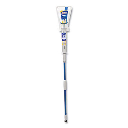 Quickie Cone Mop Supreme, 20" White/Blue Microfiber/Polyester Head, 59 includes Plastic Cone; 40 Handle Only Blue/Gray Steel Handle (94M)
