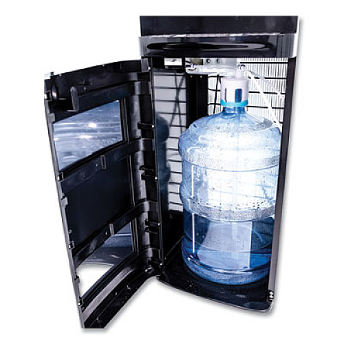 Avanti Hot and Cold Bottom Load Water Dispenser, 3-5 gal, 12.25 x 14 x 41.5, Black/Stainless Steel (WDBMC800Q3S)