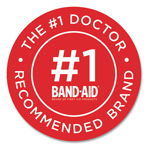 BAND-AID Flexible Fabric Adhesive Tough Strip Bandages, 1 x 3.25, 20/Box (4408)