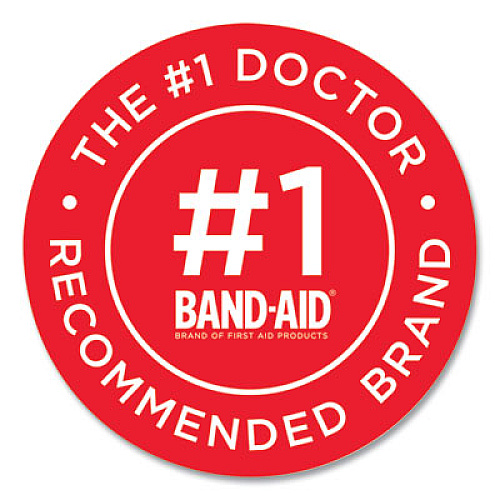 BAND-AID Plastic Adhesive Bandages, 0.75 x 3, 60/Box (100563500)