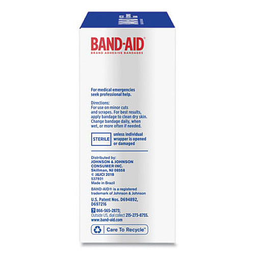 BAND-AID Tru-Stay Sheer Strips Adhesive Bandages, Assorted, 80/Box (4669)