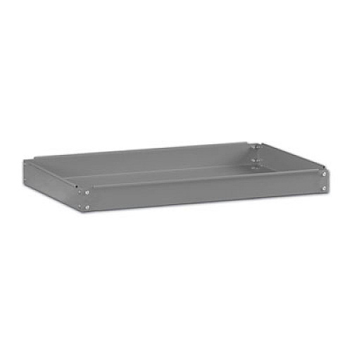 Tennsco Two-Shelf Metal Cart, Metal, 2 Shelves, 500 lb Capacity, 24" x 36" x 32", Gray (SC2436)