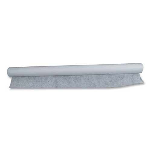 Tablemate Linen-Soft Non-Woven Polyester Banquet Roll, Cut-To-Fit, 40" x 50 ft, White (LS4050WH)