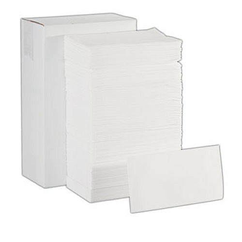 Dixie 1/6-Fold Linen Replacement Towels, 13 x 17, White, 200/Box, 4 Boxes/Carton (92113)