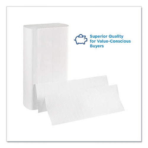 Georgia Pacific Professional Pacific Blue Select Folded Paper Towels, 1-Ply, 9.2 x 9.4, White, 250/Pack, 16 Packs/Carton (20389)