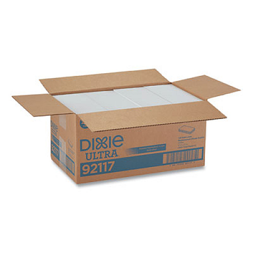 Dixie Ultra 1/8-Fold Linen-Replacement Dinner Napkins, 2-Ply, 17 x 17, White (92117)