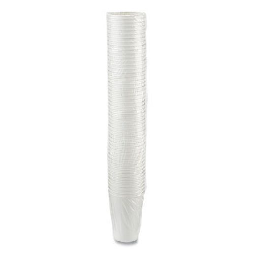 Dixie Paper Hot Cups, 16 oz, White, 50/Sleeve, 20 Sleeves/Carton (2346W)