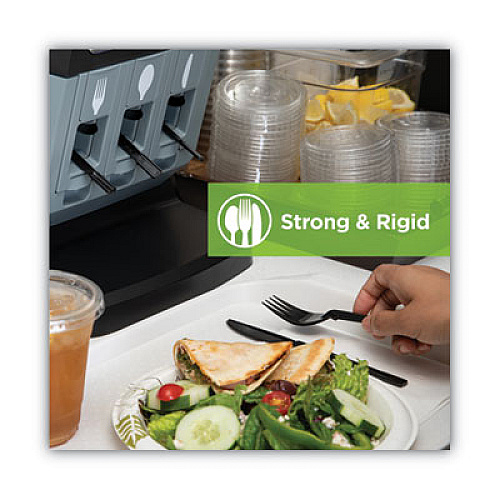 Dixie SmartStock Tri-Tower Dispensing System Cutlery, Heavyweight Knife, Plastic, Natural, 40/Pack, 24 Packs/Carton (DUSSCK7)