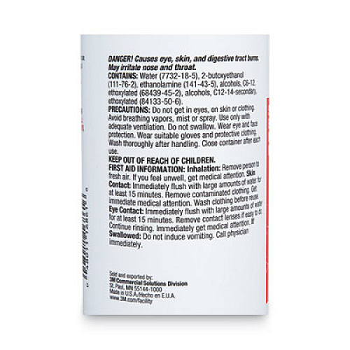 3M Sharpshooter Extra Strength No-Rinse Mark Remover, 1 qt Spray Bottle, 12/Carton (16861)