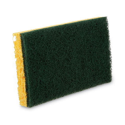 3M Niagara Medium Duty Scrubbing Sponge 74N, 3.6 x 6, 1" Thick, Yellow/Green, 20/Carton (19428)