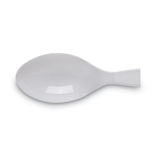 Dixie Plastic Cutlery, Heavy Mediumweight Spoon, White, 1,000/Carton (TM217)