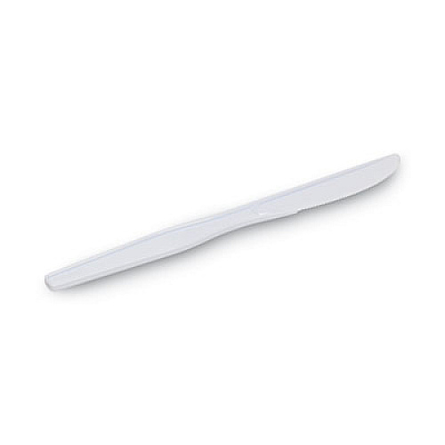 Dixie Plastic Cutlery, Heavy Mediumweight Knife, 100/Box (KM207)