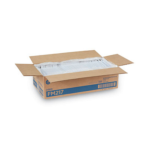 Dixie Plastic Cutlery, Heavy Mediumweight Fork, White, 1,000/Carton (FM217)