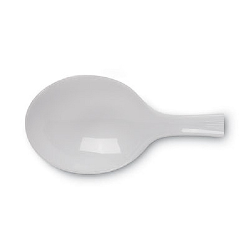 Dixie Plastic Cutlery, Heavyweight Soup Spoon, White, 100/Box (SH207)
