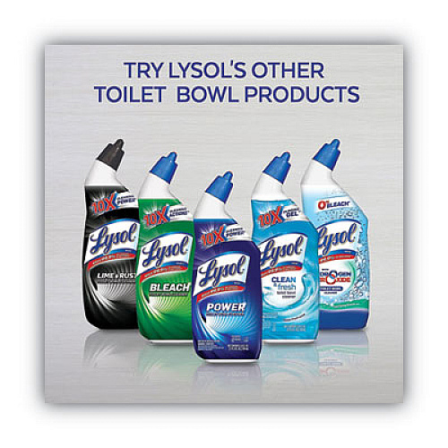 LYSOL Brand Disinfectant Toilet Bowl Cleaner, Wintergreen, 24 oz Bottle, 3/Pack (98726PK)