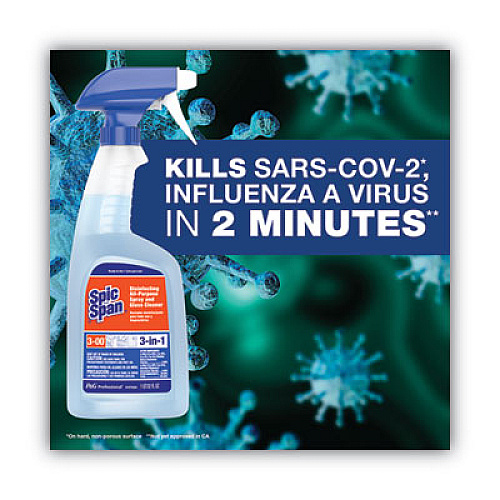 Spic and Span Disinfecting All-Purpose Spray and Glass Cleaner, Fresh Scent, 32 oz Spray Bottle (75353EA)