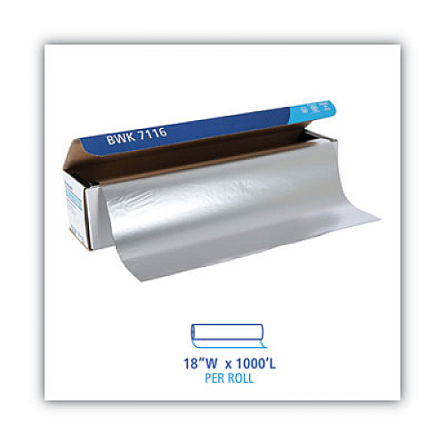 Boardwalk Standard Aluminum Foil Roll, 18" x 1,000 ft (BWK7116)