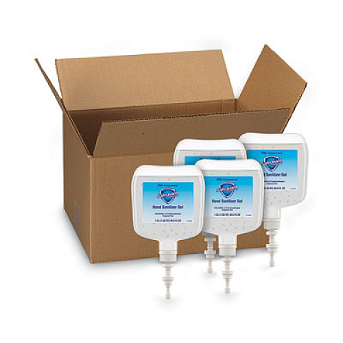 Safeguard Professional Antibacterial Gel Hand Sanitizer, 1,200 mL Refill, Fragrance-Free, 4/Carton (48842)