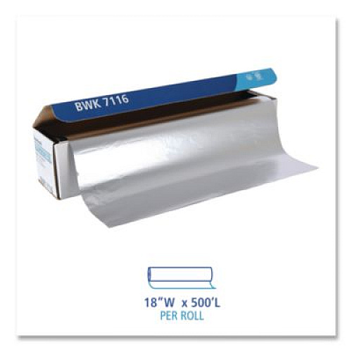 Boardwalk Standard Aluminum Foil Roll, 63 Gauge, 18" x 500 ft (7114)