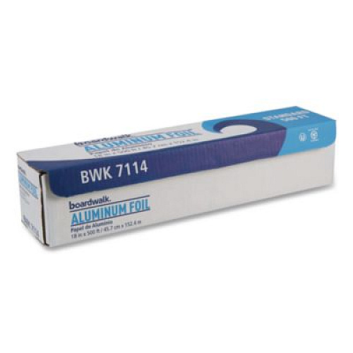 Boardwalk Standard Aluminum Foil Roll, 63 Gauge, 18" x 500 ft (7114)