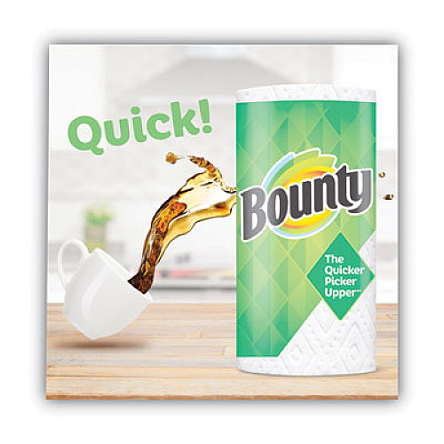 Bounty Select-a-Size Kitchen Roll Paper Towels, 2-Ply, White, 5.9 x 11, 98 Sheets/Roll, 24 Rolls/Carton (66539)