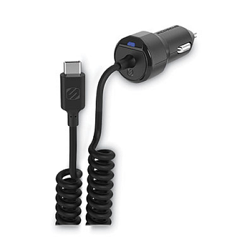Scosche PowerVolt USB Car Charger for Most Smartphones, Black (CPDC83SP)