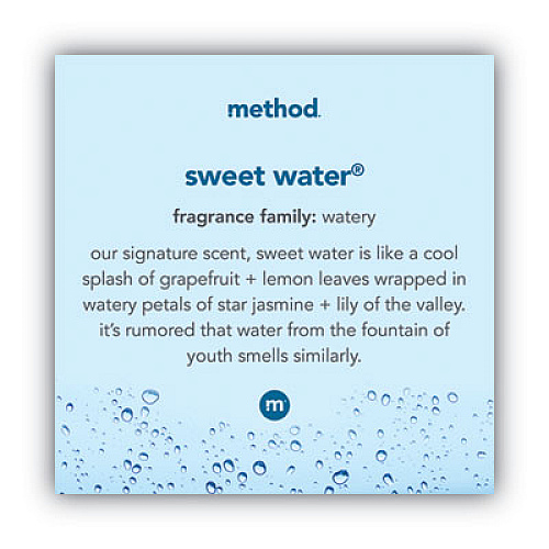 Method Gel Hand Wash, Sea Minerals, 12 oz Pump Bottle, 6/Carton (00162CT)