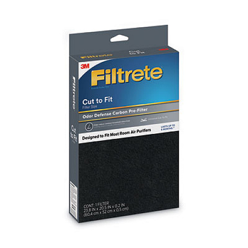 Filtrete Odor Defense Carbon Pre Filter, 20.5 x 23.8, 4/Carton (FAPFUCTFN4)