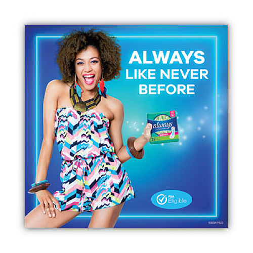 Always Ultra Thin Pads, Super Long 10 Hour, 40/Pack (59874PK)