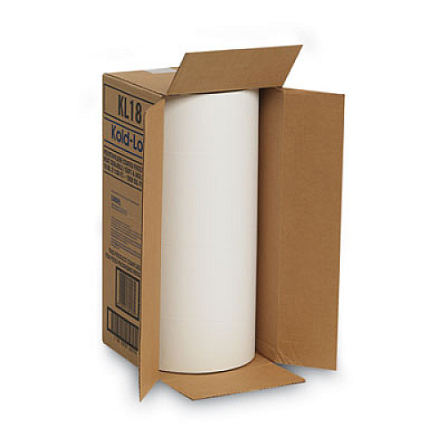 Dixie Kold-Lok Polyethylene-Coated Freezer Paper Roll, 18" x 1,100 ft, White (KL18)