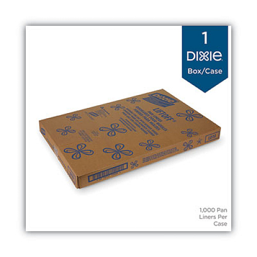 Dixie Greaseproof Liftoff Pan Liners, 16.38 x 24.38, White, 1,000/Carton (LO10)