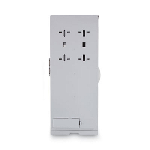 Dixie SmartStock Dining Utensil Dispenser, Holds 120 Forks, 10 x 8.78 x 24.75, Smoke (SSFPD120)