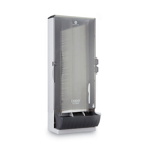Dixie SmartStock Dining Utensil Dispenser, Holds 120 Knives, 10 x 8.78 x 24.75, Smoke (SSKPD120)