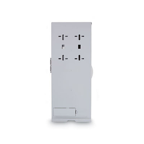 Dixie SmartStock Dining Utensil Dispenser, Holds 120 Spoons, 10 x 8.78 x 24.75, Smoke (SSSPD120)