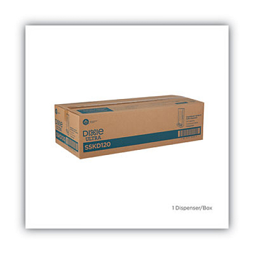 Dixie SmartStock Dining Utensil Dispenser, Holds 120 Knives, 10 x 8.78 x 24.75, Translucent Black (SSKD120)