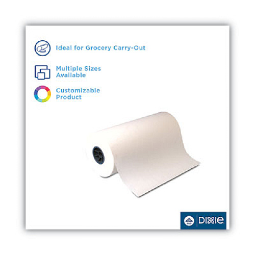 Dixie Super Loxol Freezer Paper, 15" x 1,000 ft, White (SUPLOX15)