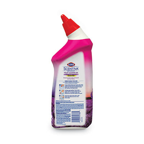 Clorox Scentiva Manual Toilet Bowl Cleaner, Tuscan Lavender and Jasmine, 24 oz, 6/Carton (31786)