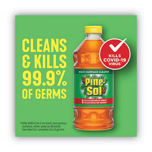 Pine-Sol Multi-Surface Cleaner Disinfectant, Pine, 24 oz Bottle (97326)