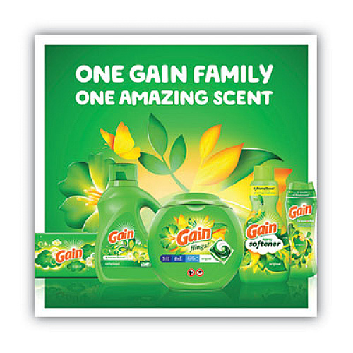 Gain Flings Detergent Pods, Original, 72/Container, 4 Container/Carton (86792CT)