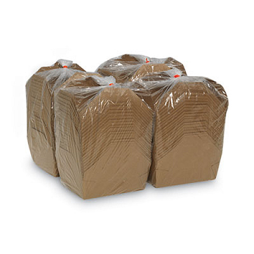 Dixie Reclosable One-Piece Natural-Paperboard Take-Out Box, 8.5 x 6.25 x 2.5, Brown, 20/Pack, 4 Packs/Carton (3TOCSC)