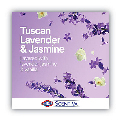 Clorox Scentiva Manual Toilet Bowl Cleaner, Tuscan Lavender and Jasmine, 24 oz, 6/Carton (31786)