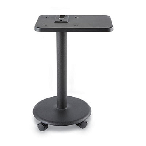 Dixie SmartStock Cutlery Dispenser, Stand, 18.25" dia x 42h, Black (SSBASE08)
