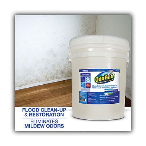 OdoBan Concentrate Odor Eliminator and Disinfectant, Fresh Linen, 5 gal Pail (9117625G)