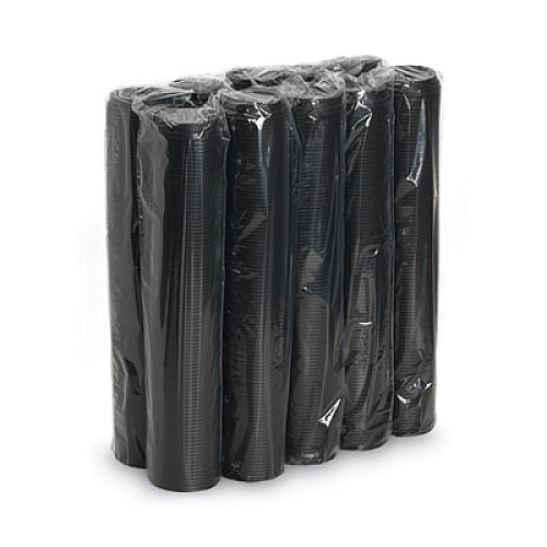 Dixie Sip-Through Dome Hot Drink Lids, Fits 20 oz to 24 oz Cups, Black, 100/Pack, 10 Packs/Carton (D9550B)
