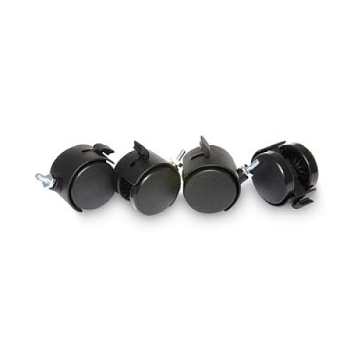 Dixie SmartStock Cutlery Dispenser, Stand, 18.25" dia x 42h, Black (SSBASE08)