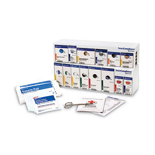 First Aid Only SmartCompliance RetroFit Grids, 109 Pieces, Plastic Case (91172)