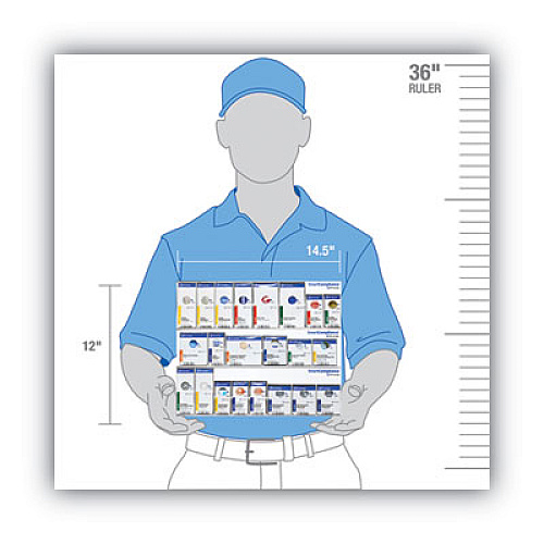 First Aid Only SmartCompliance RetroFit Grids, 260 Pieces, Plastic Case (91132)