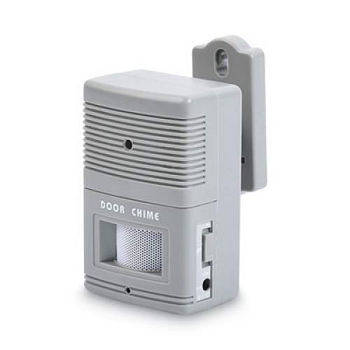 Tatco Visitor Arrival/Departure Chime, Battery Operated, 2.75 x 2 x 4.25, Gray (15300)