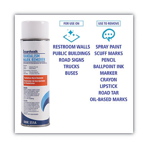 Boardwalk Vandalism Mark Remover, 16 oz Aerosol Spray (BWK351AEA)
